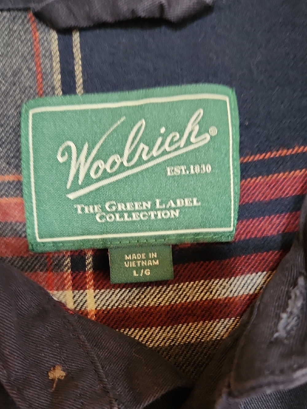 Woolrich Blue Shirt/Jacket Size Large - Picture 2 of 5